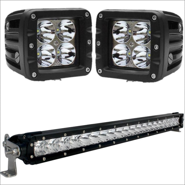 aurora-20-inch-single-row-light-bar-3-inch-pod-lights-bundle.