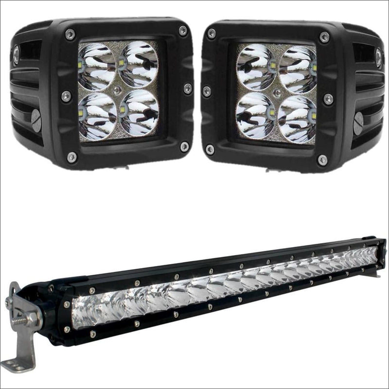 aurora-20-inch-single-row-light-bar-3-inch-pod-lights-bundle.