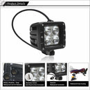 Aurora 3 Inch LED Cubed lights kit - Overcast Edition - 3 880 Lumens - LED Light Pod