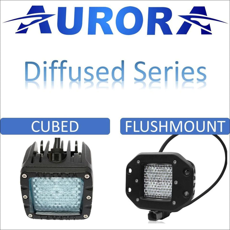 Aurora 3 Inch LED Light Cube with Diffusion Beam Kit 3 880 Lumens - LED Light Pod
