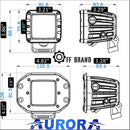 Aurora led pod lights