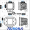 aurora marine led spreader lights dimensions