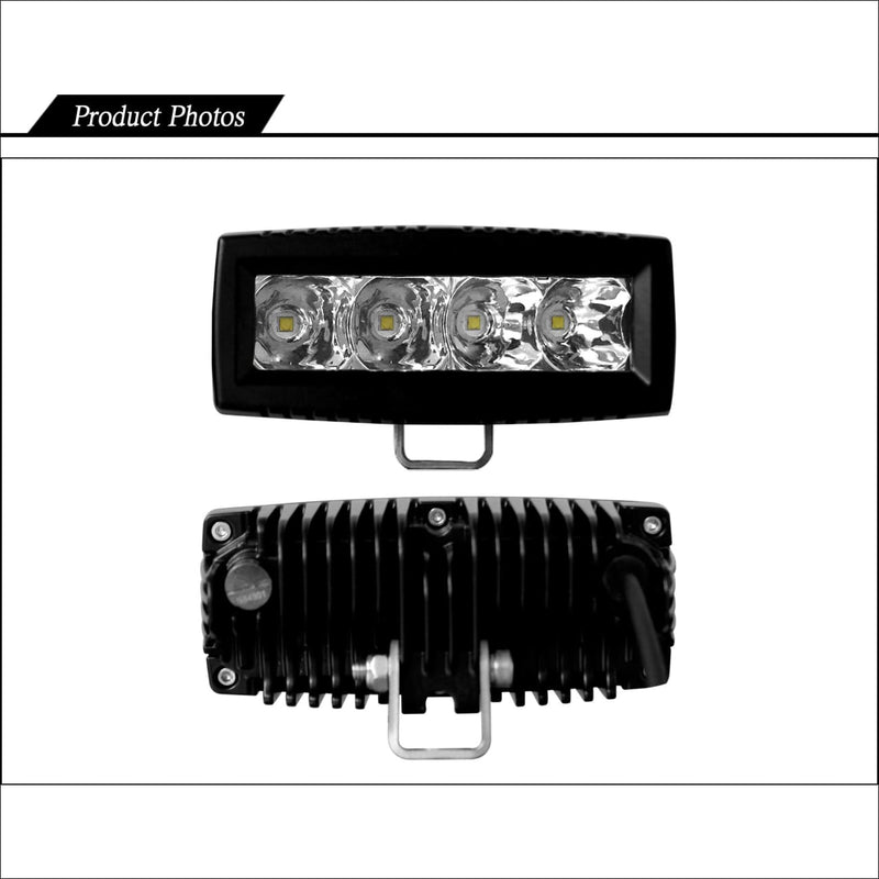 Aurora 4 Inch LED Light Pod - 1 712 Lumens - Flood Beam - LED Light Pod