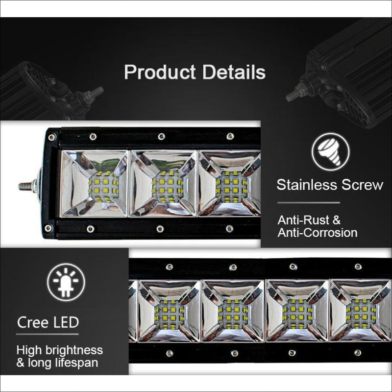 Aurora 40 Inch Dual Row LED Light Bar with Scene Beam Pattern