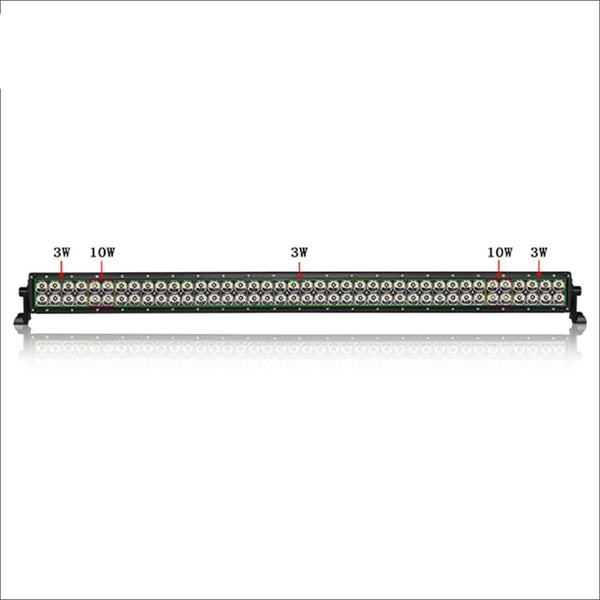 Aurora 50 Inch Dual Row LED Light Bar - Hybrid Series - 37 548 Lumens - LED Light Bar