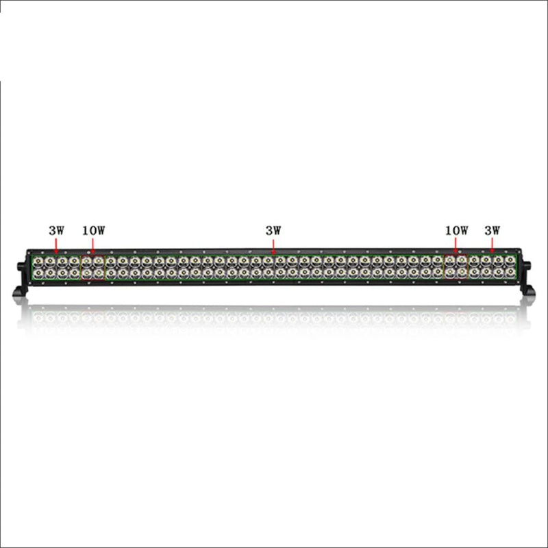 Aurora 50 Inch Dual Row LED Light Bar - Hybrid Series - 37 548 Lumens - LED Light Bar