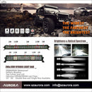 Aurora 50 Inch Single Row LED Light Bar - Hybrid Series 18 774 Lumens - LED Light Bar