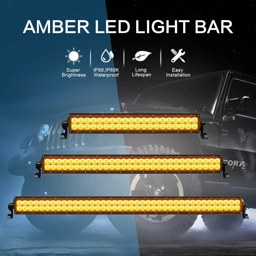 aurora amber led light bars