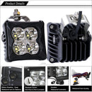 Aurora D3 Series 3 Inch LED Pod light kit - 3 424 Lumens - LED Light Pod