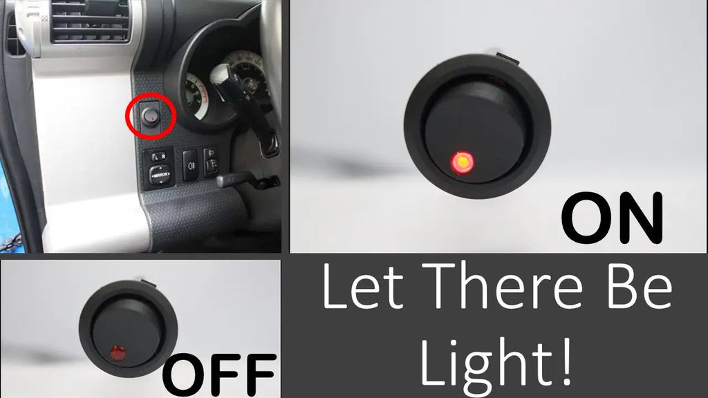 aurora truck led light bar switch