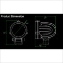 Aurora laser light dimensions