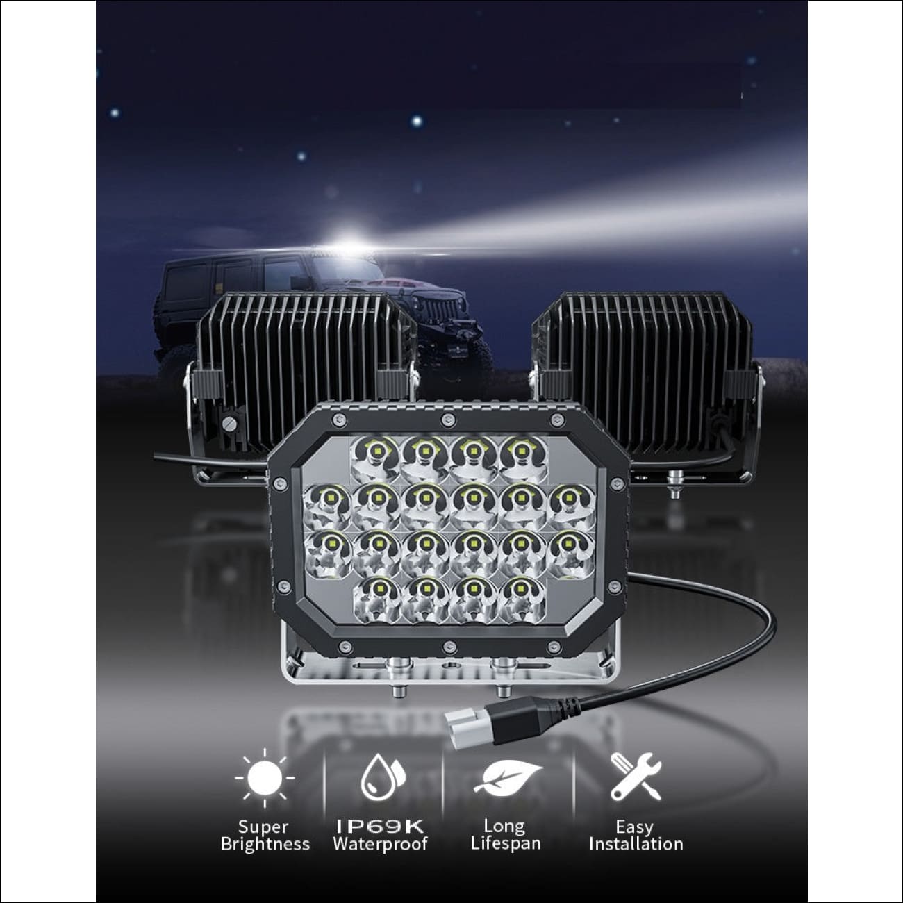 Aurora R-Series 6-6 Quad LED Light 6 Inch - 10,840 Lumens – LEXBERN