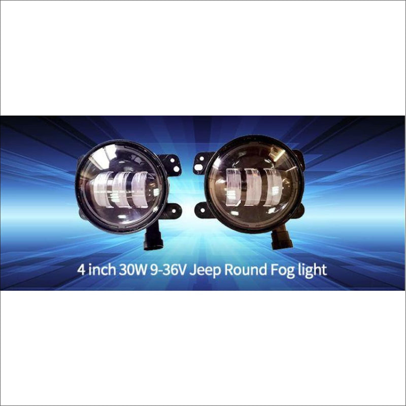 Aurora Talon Jeep Wrangler JK Off Road LED Fog Light Kit - 2 880 Lumens - Fog Lights