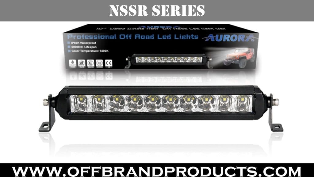 Aurora ATV led light bar 10 inch NSSR series