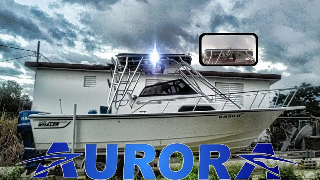 aurora led spreader lights - boston whaler led flood lights