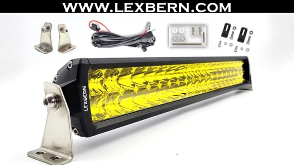 kit-contents-LEX20DBLGOLD-dual-row-yellow-off-road-light-bar-lexbern