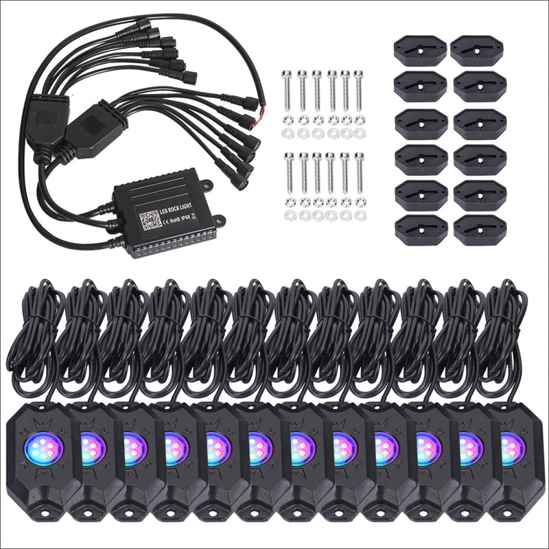 lexbern RGBW led rock light kit