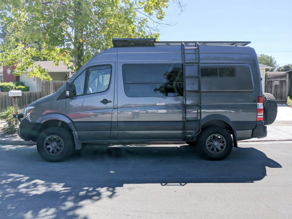 Mercedes sprinter van off road