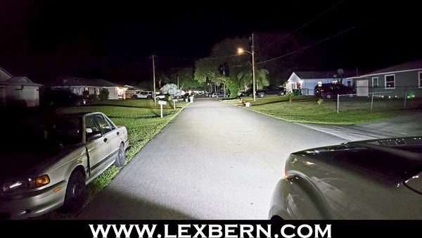 nissan-frontier-30-inch-lexbern-shining-down-the-street