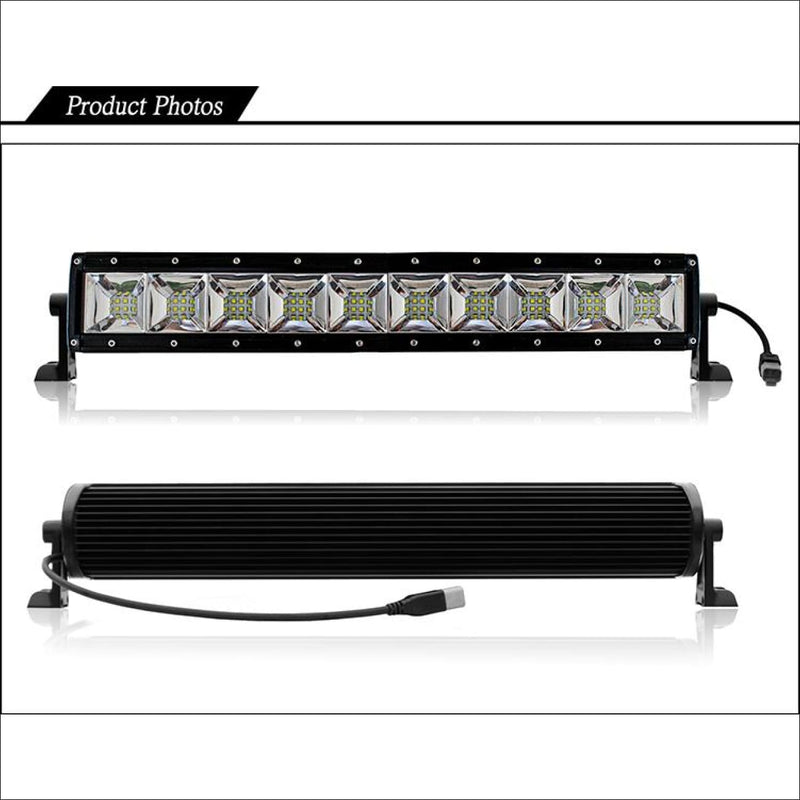 Aurora 20 Inch Dual Row LED Light Bar with Scene Beam Pattern - LED Light Bar