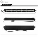 Aurora 20 Inch Single Row E-mark Complaint LED Light Bar - 7 380 Lumens - LED Light Bar