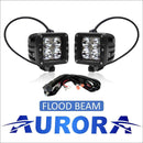 Aurora 3 Inch LED Cubed lights kit - 3 880 Lumens - Flood - LED Light Pod