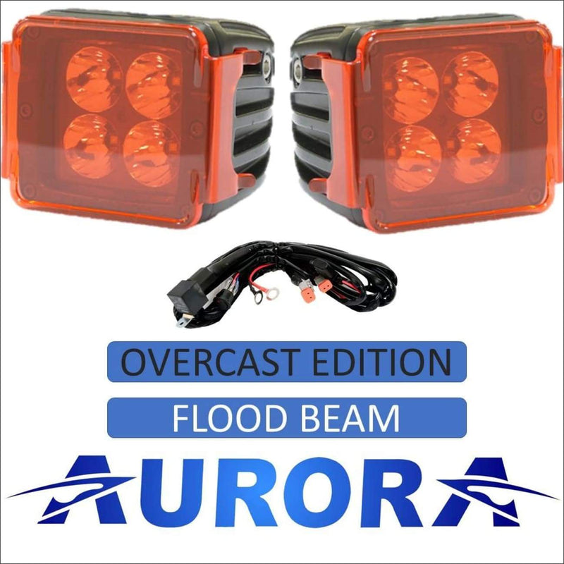 Aurora 3 Inch LED Cubed lights kit - Overcast Edition - 3 880 Lumens - Flood - LED Light Pod