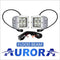 Aurora 3 Inch Marine White LED Cube Kit - 3 880 Lumens - Flood - Marine Lights