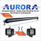 Aurora 30 Inch Single Row + 3 Inch Cubed Bundle - 16 000 Lumens - Bundle