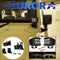 Aurora 4 Inch Side Shooter Kit plus Mounts for Jeep Wrangler JK - Bundle