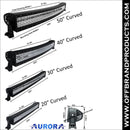Aurora 40 Inch Curved LED Light Bar - 34,240 Lumens