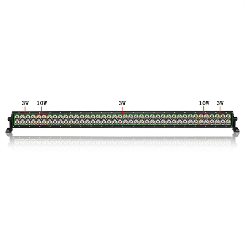 Aurora 50 Inch Dual Row LED Light Bar - Hybrid Series - 37 548 Lumens - LED Light Bar