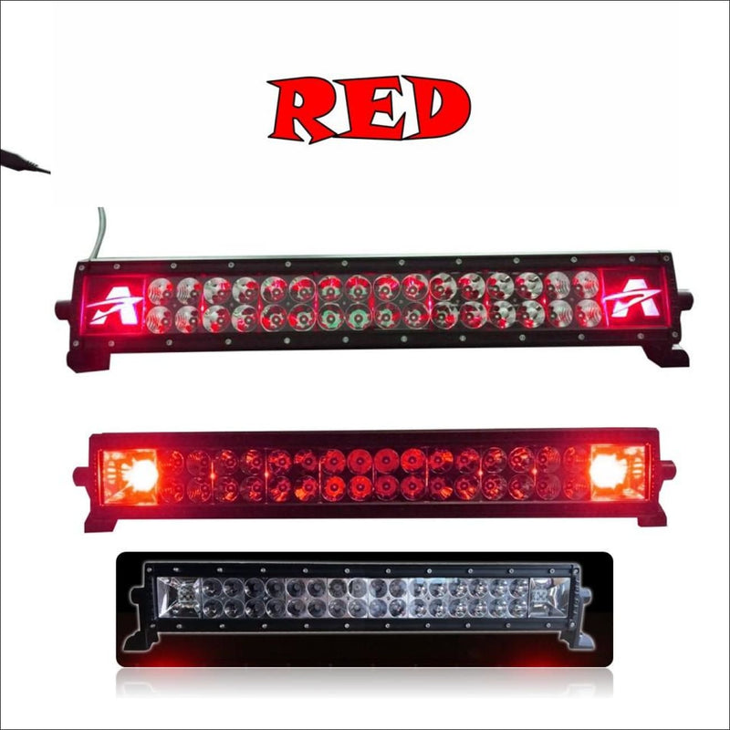 Aurora Back-lit LED Light Bars - 10 Inch / Red - LED Light Bar