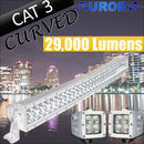 Aurora CAT 3 Bundle Curved - 30 Inch Plus 3 Inch - 29 000 Lumens - Bundle