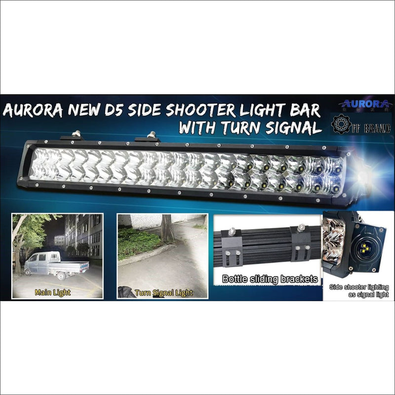 Aurora D5 Series LED Light Bar Side Shooter Edition - LED Light Bar