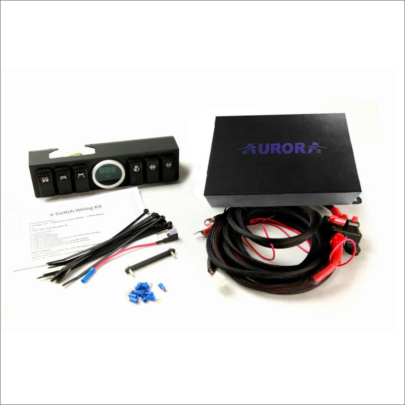 Aurora Jeep Wrangler 6-Switch Panel - LED Accessories Switch
