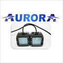 Aurora LED Diffused Pod Light Kit Plus Mounts for Jeep Wrangler JK - Bundle