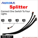 Aurora LED Light Bar Multi Deutsch Connector - 4 Way Spliter - LED Accessories - Splitter