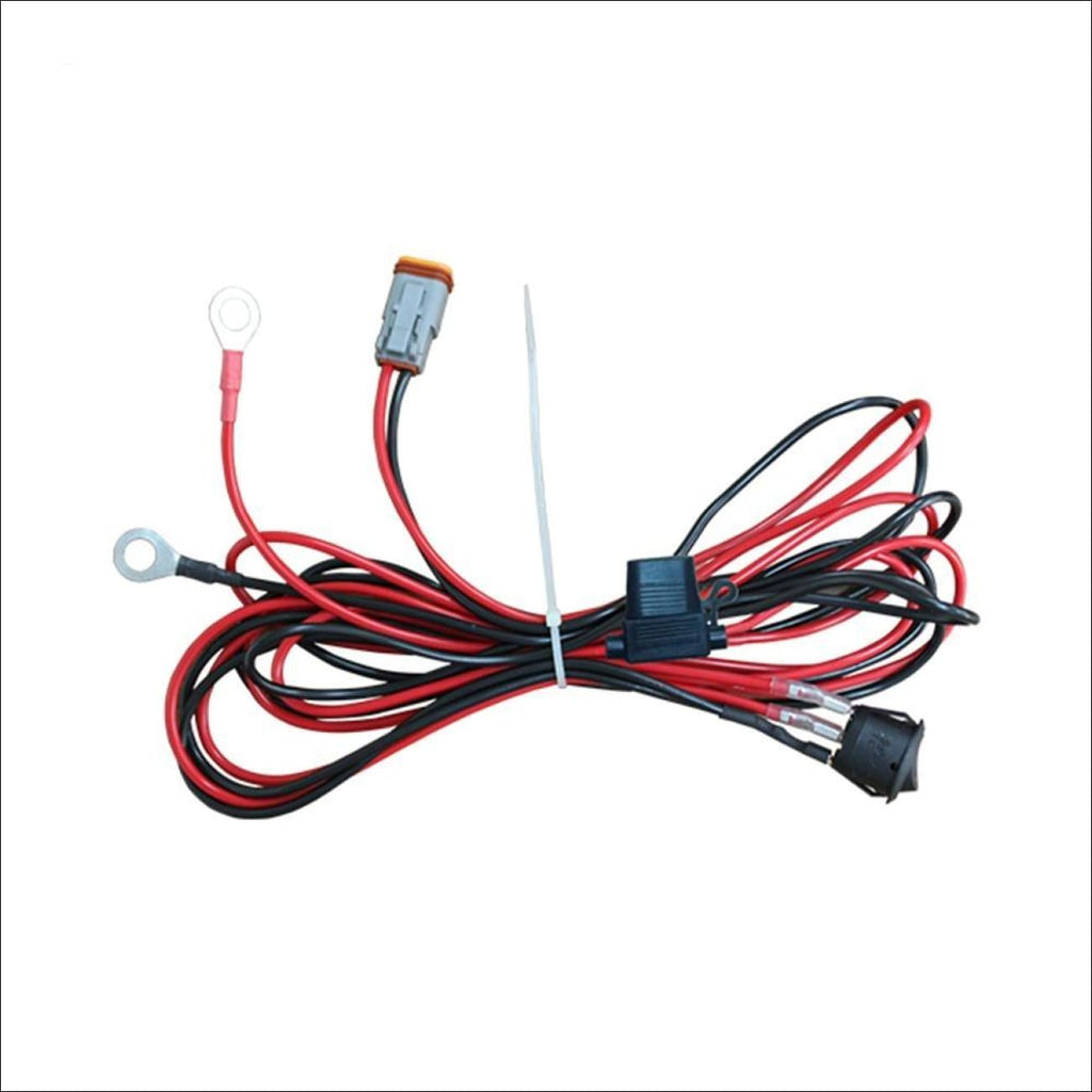 Aurora LED Light Wiring Harness Kit for Single Pod Cubed and Work Light