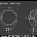 Aurora side shooter dimensions