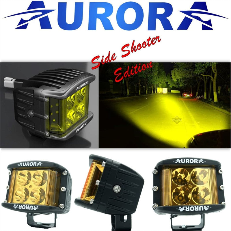 4-Pack of ALSR03 Directional Spot Lights  RGB LED Spotlights – Kings  Outdoor Lighting