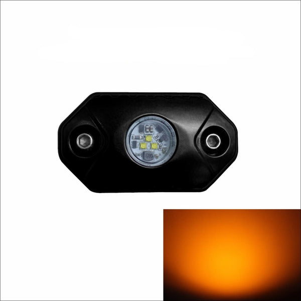 Aurora Single Multipurpose LED Rock Light - Amber Beam - LED Rock Light