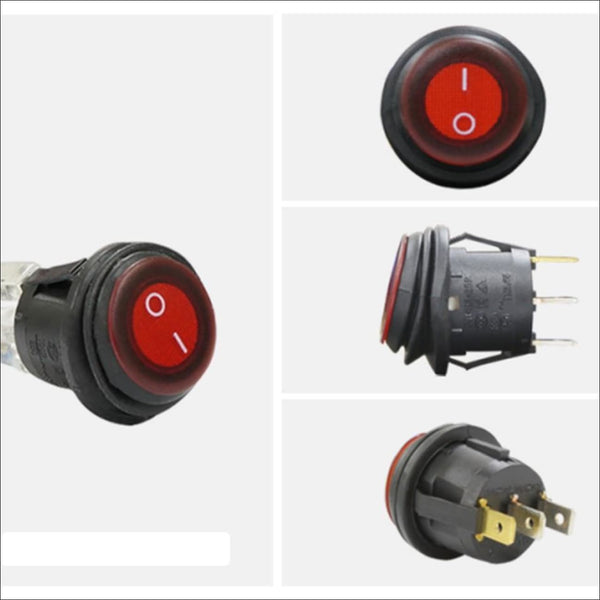 Aurora Waterproof Two Position Switch with LED Indicator - LED Accessories Switch
